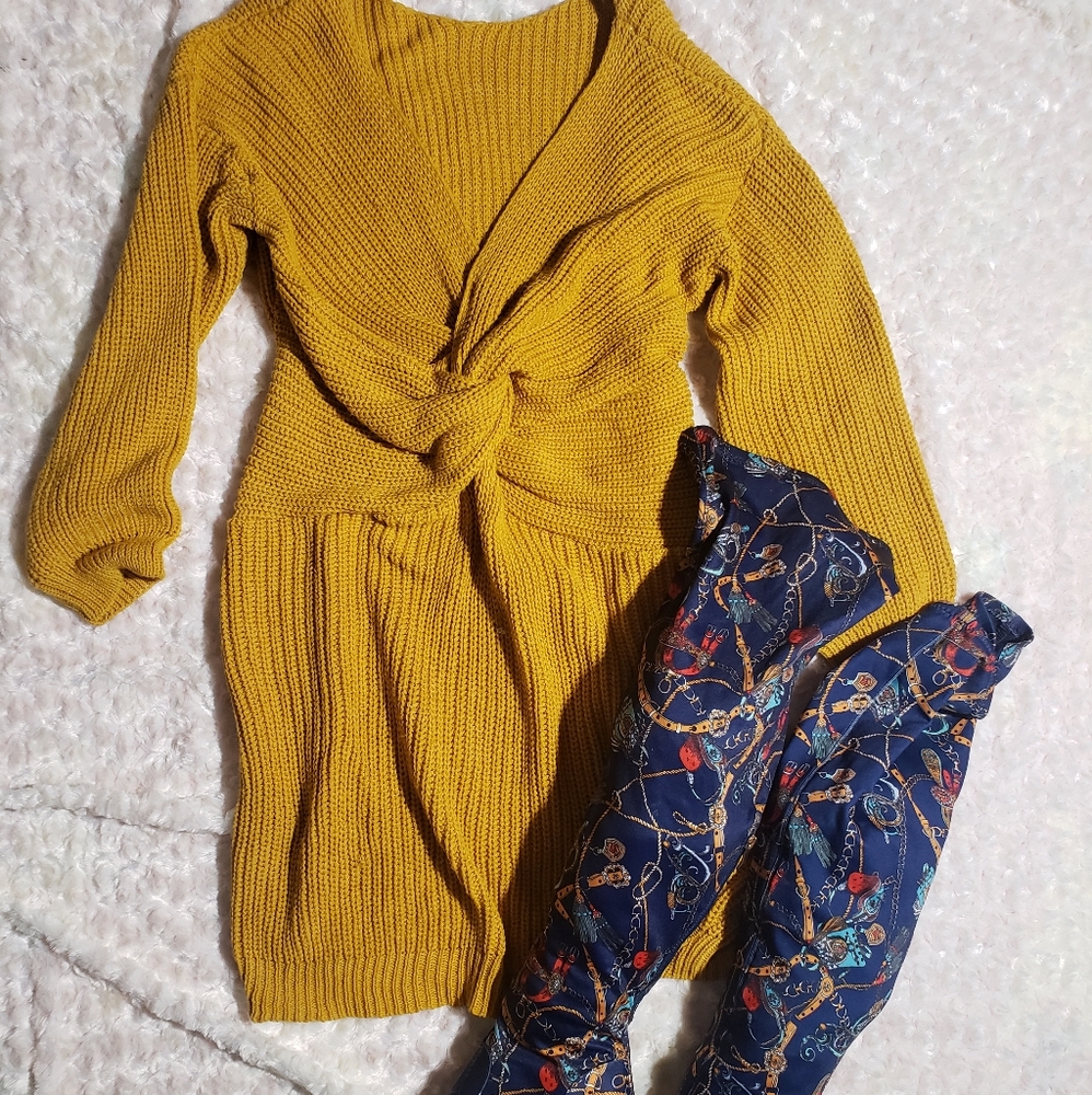 Boohoo mustard long off shoulder dress size 14